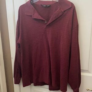 FINAL MARKDOWN Men’s ping long sleeved polo shirt large